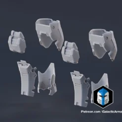 Infinite Master Chief Armor - 3D Print Files -Galacticarmory Store CalvesExploded