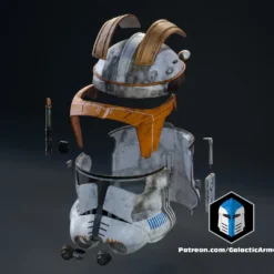 Phase 2 Commander Cody Helmet - 3D Print Files -Galacticarmory Store CommanderCodyHelmet Exploded