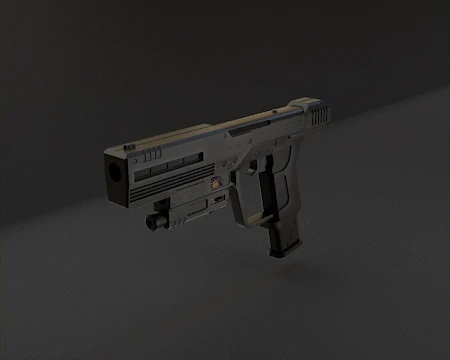 ODST SOCOM Pistol - 3D Print Files 3 ODST SOCOM Pistol - 3D Print Files