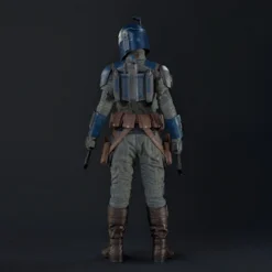 Bo Katan Figurine - Pose 2 - 3D Print Files