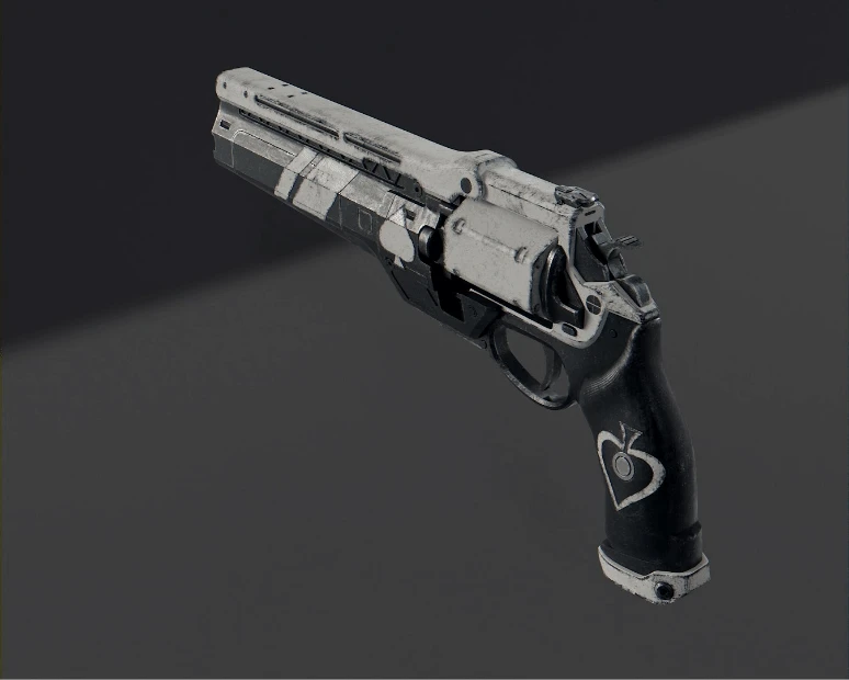 Ace Of Spades Hand Cannon - 3D Print Files 3 Ace Of Spades Hand Cannon - 3D Print Files