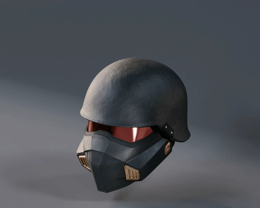 Helldivers 2 Helmet - Light Gunner - 3D Print Files 4 Helldivers 2 Helmet - Light Gunner - 3D Print Files - Image 2