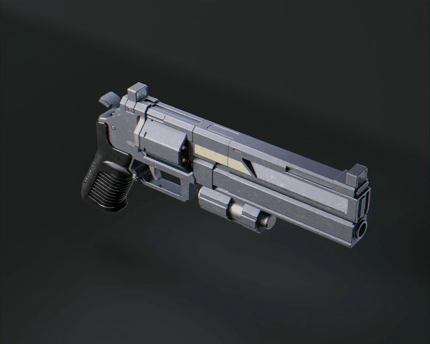 Helldivers 2 - Senator Revolver Pistol - 3D Print Files 4 Helldivers 2 - Senator Revolver Pistol - 3D Print Files - Image 2