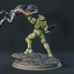 Infinite Master Chief Figurine - Pose 6 - 3D Print Files