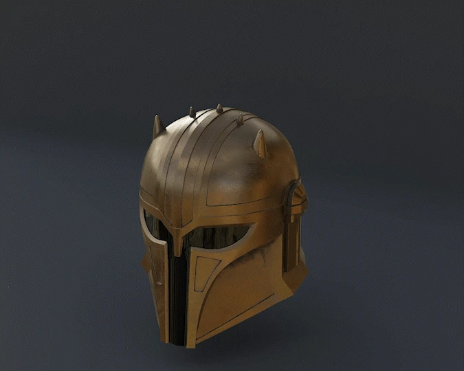 The Armorer Helmet - 3D Print Files 4 The Armorer Helmet - 3D Print Files - Image 2