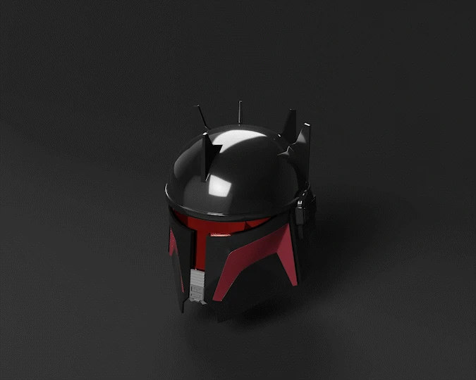 Imperial Mandalorian Helmet BUNDLE - 3D Print Files 8 Imperial Mandalorian Helmet BUNDLE - 3D Print Files - Image 6