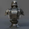 ODST Bust - 3D Print Files -Galacticarmory Store Comp 202b