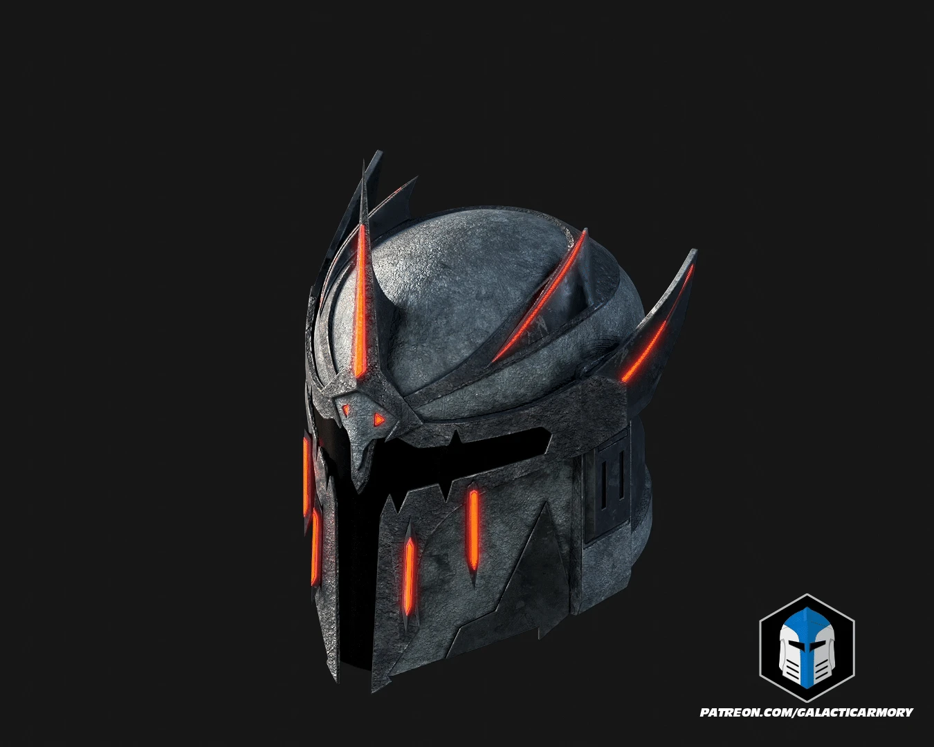 Demonic Mando Helmet - 3D Print Files 4 Demonic Mando Helmet - 3D Print Files - Image 2
