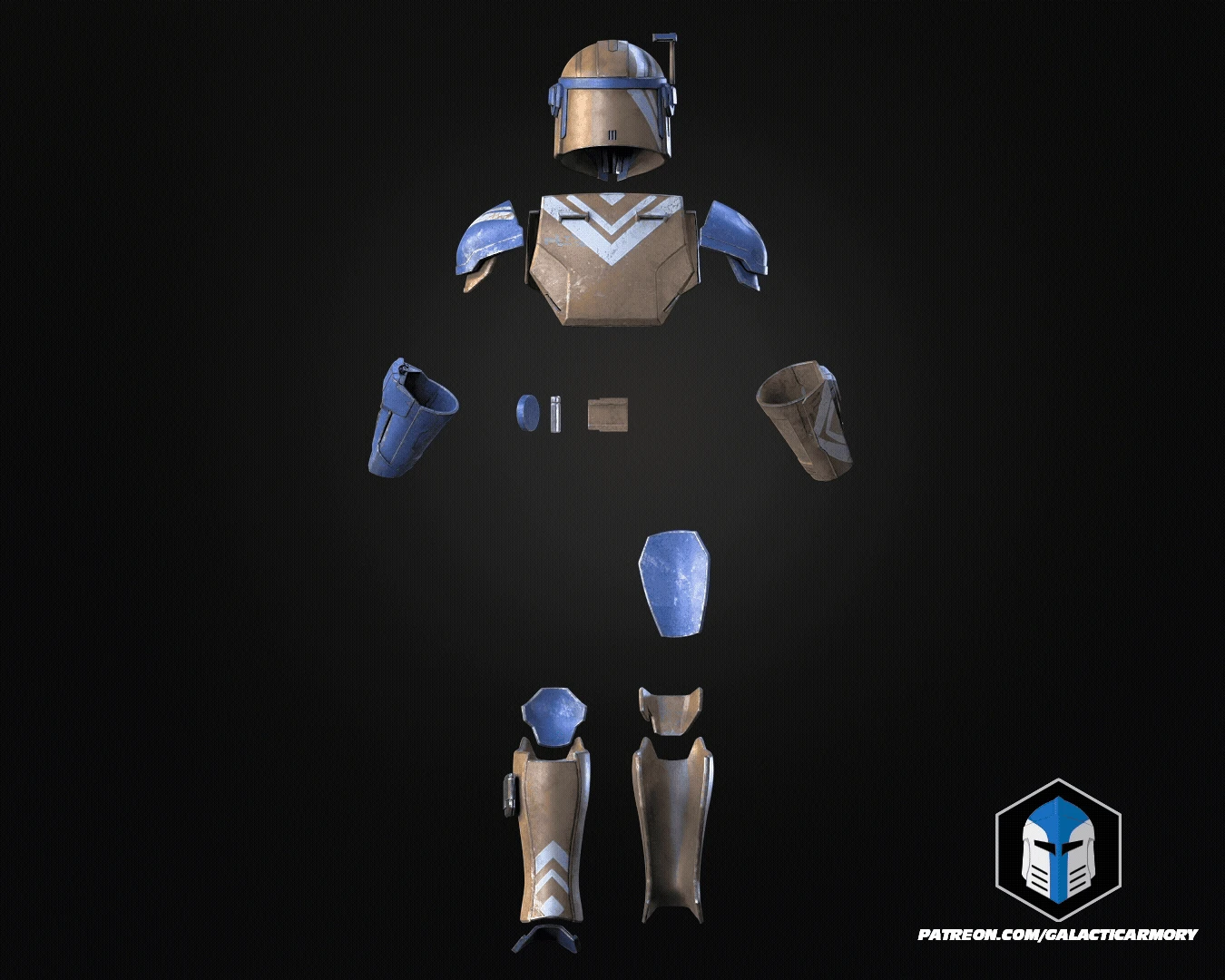 Mando Loyalty Helmet And Armor - 3D Print Files 3 Mando Loyalty Helmet And Armor - 3D Print Files
