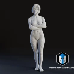 Cortana Figurine - Pose 3 - 3D Print Files -Galacticarmory Store Cortana Pose3