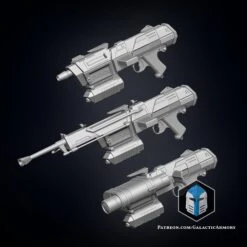 DC-17M Republic Commando Blaster - 3D Print Files