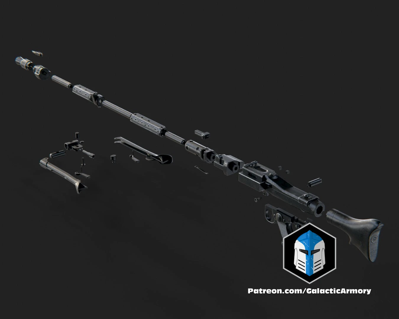 DLT-19 Blaster - 3D Print Files 6 DLT-19 Blaster - 3D Print Files - Image 4