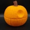 Death Star Candy Bowl Pumpkin - DIY -Galacticarmory Store DSC00156