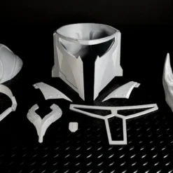 Daedric Mando Helmet - DIY 15 Daedric Mando Helmet - DIY -Galacticarmory Store DaedricMando Parts1