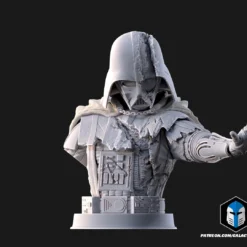 Damaged Darth Vader Bust - Pose 1 - 3D Print Files