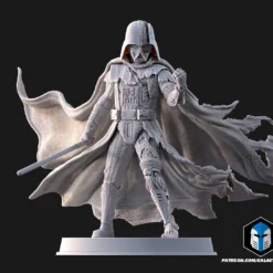 Damaged Darth Vader Figurine - Pose 2 - 3D Print Files