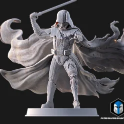 Damaged Darth Vader Figurine - Pose 3 - 3D Print Files