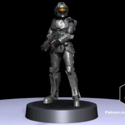 1:48 Scale Alpha 9 ODST Miniatures - 3D Print Files -Galacticarmory Store Dare 1