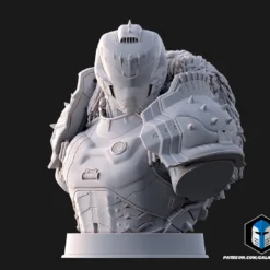 Slayer Dark Ages Figurines - 3D Print Files -Galacticarmory Store DarkAgesSlayerBustPose1