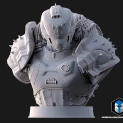 Slayer Dark Ages Figurines - 3D Print Files -Galacticarmory Store DarkAgesSlayerBustPose3