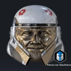 Captain Enoch Night Trooper Helmet - 3D Print Files -Galacticarmory Store DaveFiloniFaceAlternate