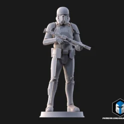 Death Trooper Figurines - 3D Print Files -Galacticarmory Store DeathTrooperFigurine Pose1