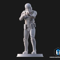 Death Trooper Figurines - 3D Print Files -Galacticarmory Store DeathTrooperFigurine Pose2
