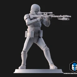Death Trooper Figurines - 3D Print Files -Galacticarmory Store DeathTrooperFigurine Pose3