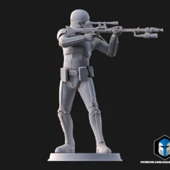 Death Trooper Figurines - 3D Print Files -Galacticarmory Store DeathTrooperFigurine Pose4