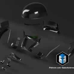 Death Trooper Helmet - 3D Print Files -Galacticarmory Store DeathTrooperHelmet Exploded