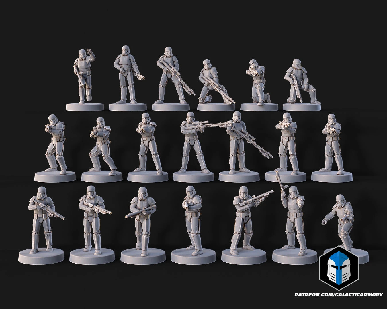 1:48 Scale Death Troopers - 3D Print Files 4 1:48 Scale Death Troopers - 3D Print Files - Image 2
