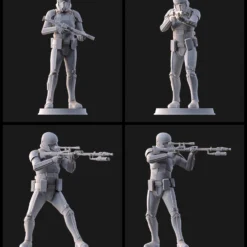 Death Trooper Figurines - 3D Print Files -Galacticarmory Store DeathTroopers scaled