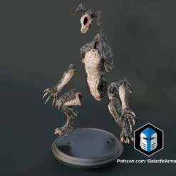 Deathclaw Figurine - 3D Print Files -Galacticarmory Store Deathclaw1 6Figurine Exploded