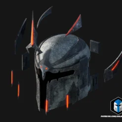 Demonic Mando Helmet - 3D Print Files 17 Demonic Mando Helmet - 3D Print Files -Galacticarmory Store DemonicMandoHelmet Exploded