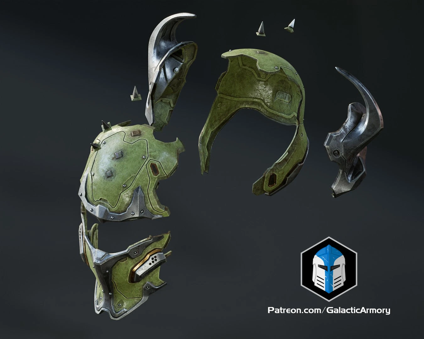 Eternal Sentinel Helmet - 3D Print Files 7 Eternal Sentinel Helmet - 3D Print Files - Image 5