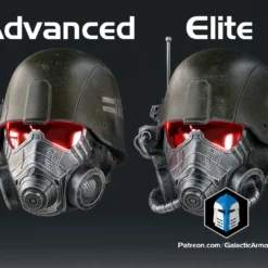 NCR Ranger Advanced And Elite Helmets - 3D Print Files -Galacticarmory Store FalloutNCRRangerHelmetAlternates