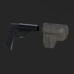 Spartan Armor Accessories Bundle - 3D Print Files -Galacticarmory Store Flaregun Exploded