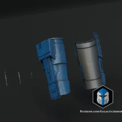 Bo Katan Armor - 3D Print Files -Galacticarmory Store ForearmRight