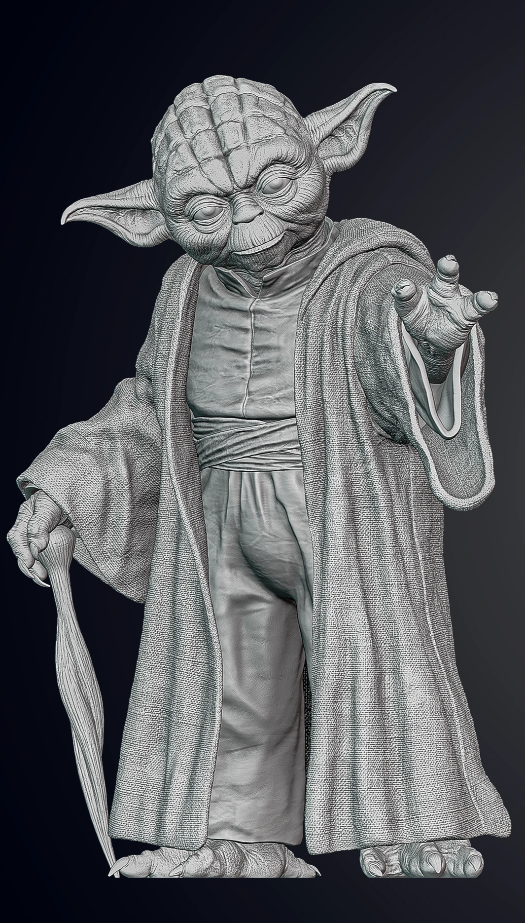 Life Sized Yoda Statue - Pose 1 - DIY 6 Life Sized Yoda Statue - Pose 1 - DIY - Image 4