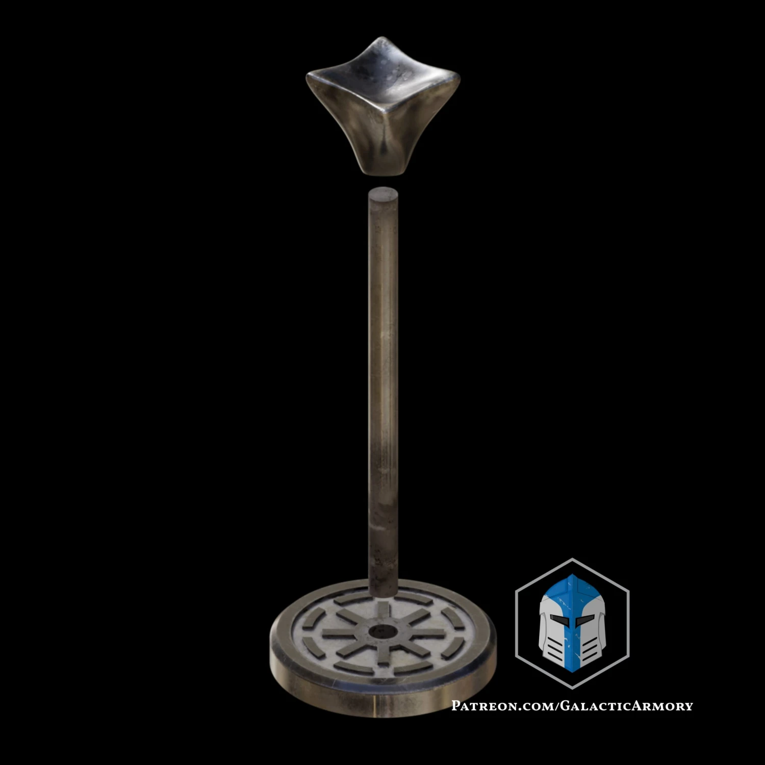 Republic Helmet Mount/Stand - 3D Print Files 8 Republic Helmet Mount/Stand - 3D Print Files - Image 6