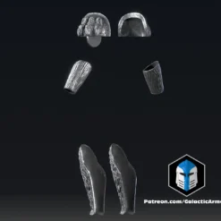 Tigris Of Gaul Armor And Weaponry - 3D Print Files -Galacticarmory Store GaulArmor1