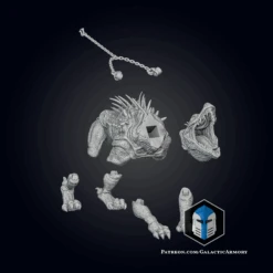 Sergeant Hound And Grizzer Figurine - 3D Print Files -Galacticarmory Store Grizzer Exploded