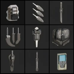 Spartan Armor Accessories Bundle - 3D Print Files -Galacticarmory Store HaloArmor UtilityAccessories