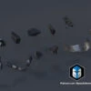 ODST Helmet Accessory Pack - 3D Print Files -Galacticarmory Store HaloHelmetAccessories