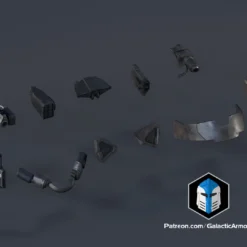 ODST Helmet Accessory Pack - 3D Print Files