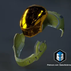 Mirage Helmet - 3D Print Files -Galacticarmory Store HaloMirageHelmet Exploded
