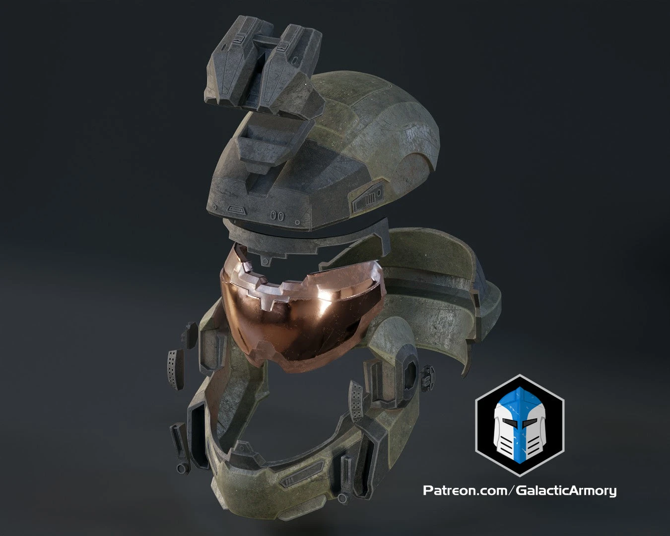 Reach Grenadier - Jorge Helmet - 3D Print Files 6 Reach Grenadier - Jorge Helmet - 3D Print Files - Image 4