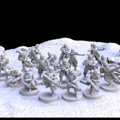 1:48 Scale Clone Trooper Army - Heavy Class - 3D Print Files