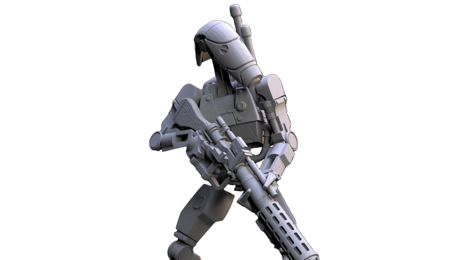 1:48 Scale Battle Droid Army - Heavy Class - 3D Print Files 4 1:48 Scale Battle Droid Army - Heavy Class - 3D Print Files - Image 2