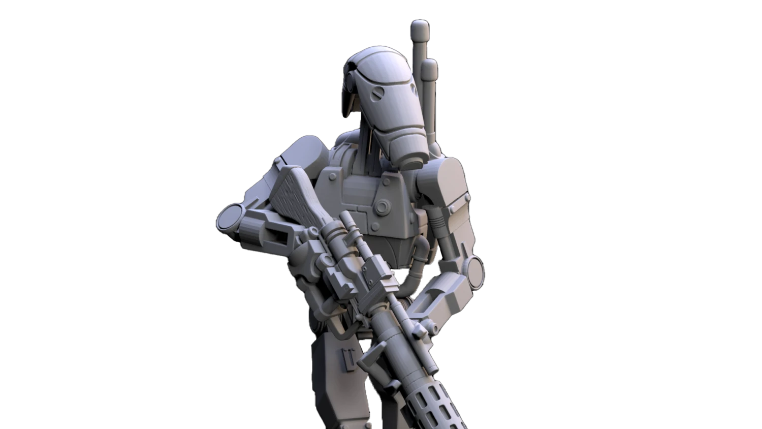 1:48 Scale Battle Droid Army - Heavy Class - 3D Print Files 5 1:48 Scale Battle Droid Army - Heavy Class - 3D Print Files - Image 3